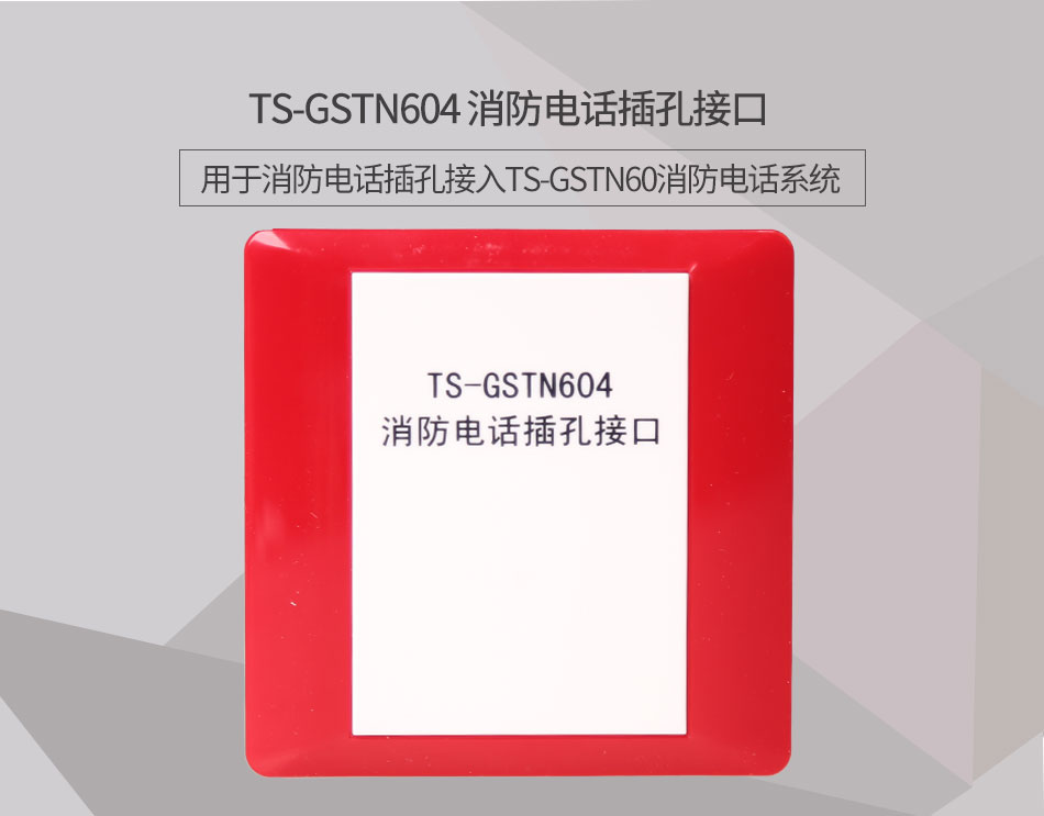 上海海湾TS-GSTN604消防电话接口情景展示